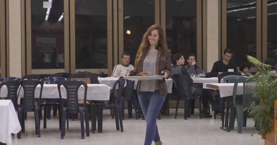 The Kibbutz dining hall in Mizra